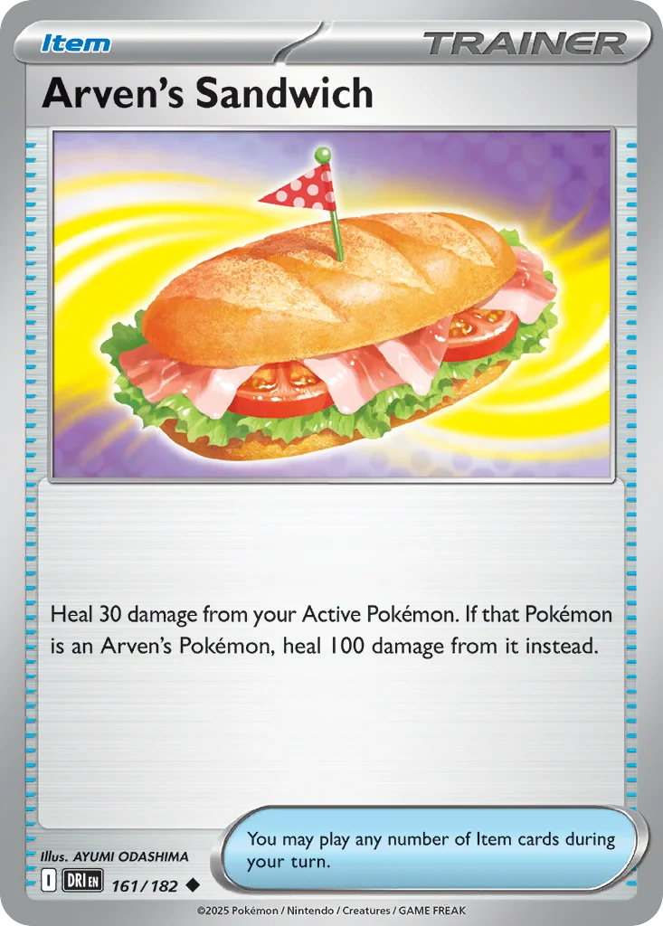 Arven's Sandwich Pokemon card