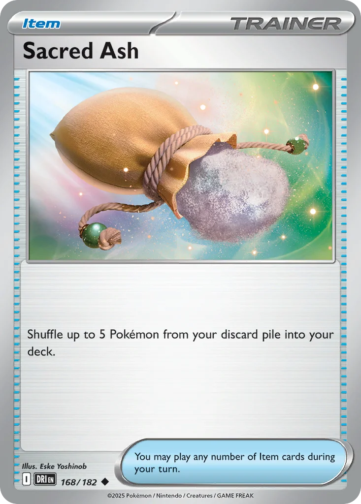 Sacred Ash Pokemon card