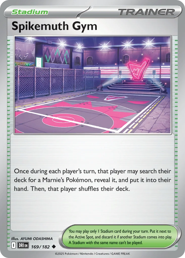 Spikemuth Gym Pokemon card