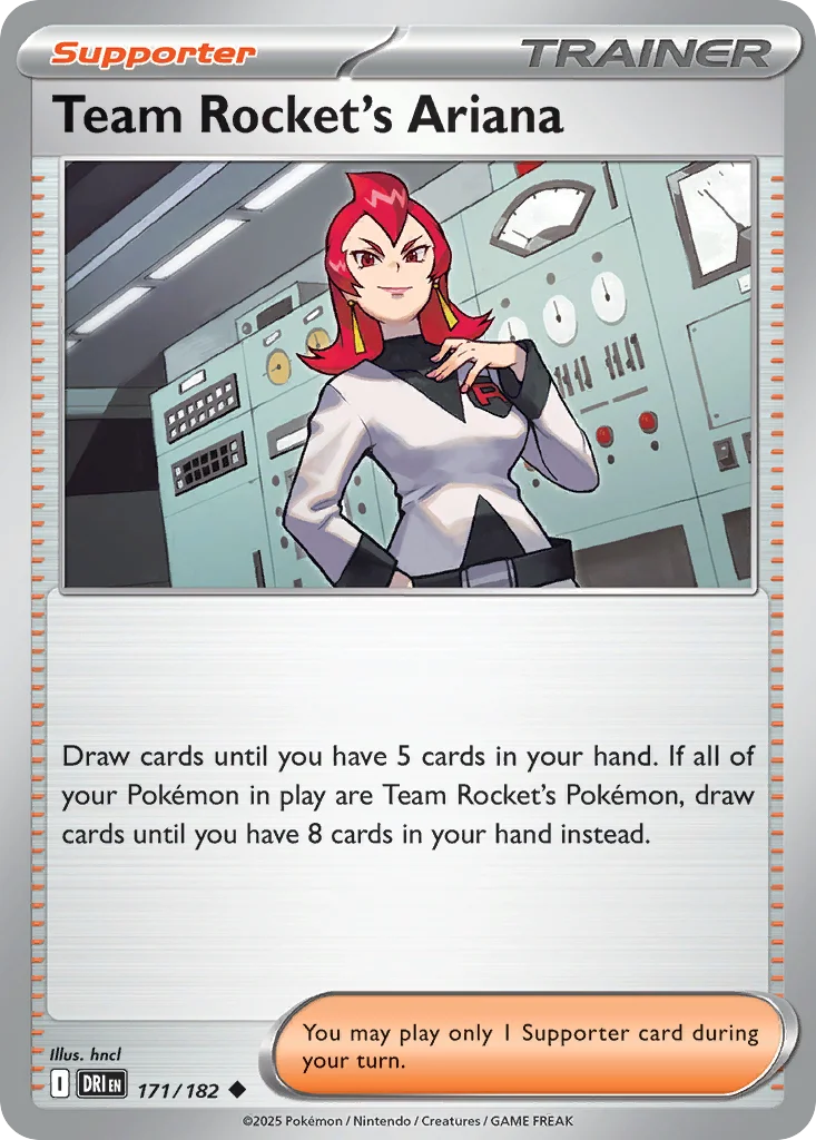 Team Rocket's Ariana Pokemon card