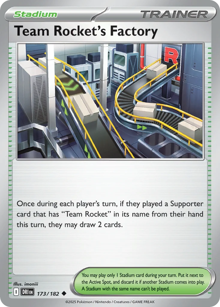 Team Rocket's Factory Pokemon card