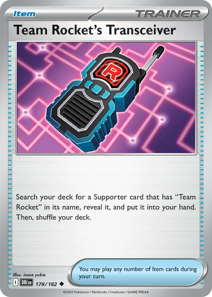 Team Rocket's Transceiver Pokemon card