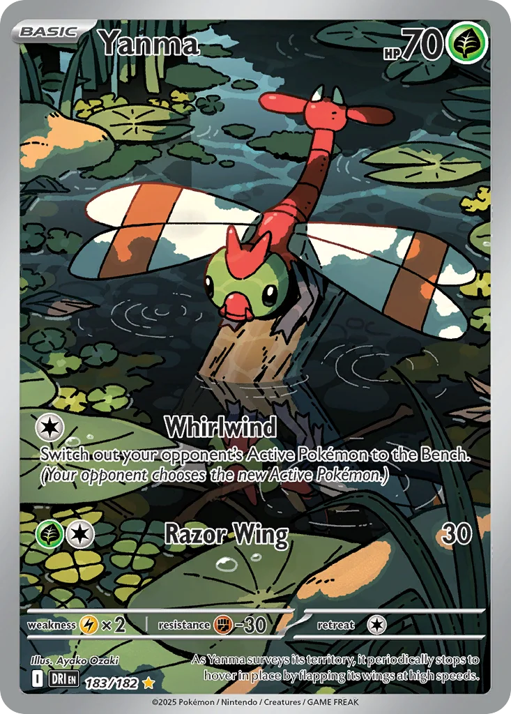 Yanma Pokemon card