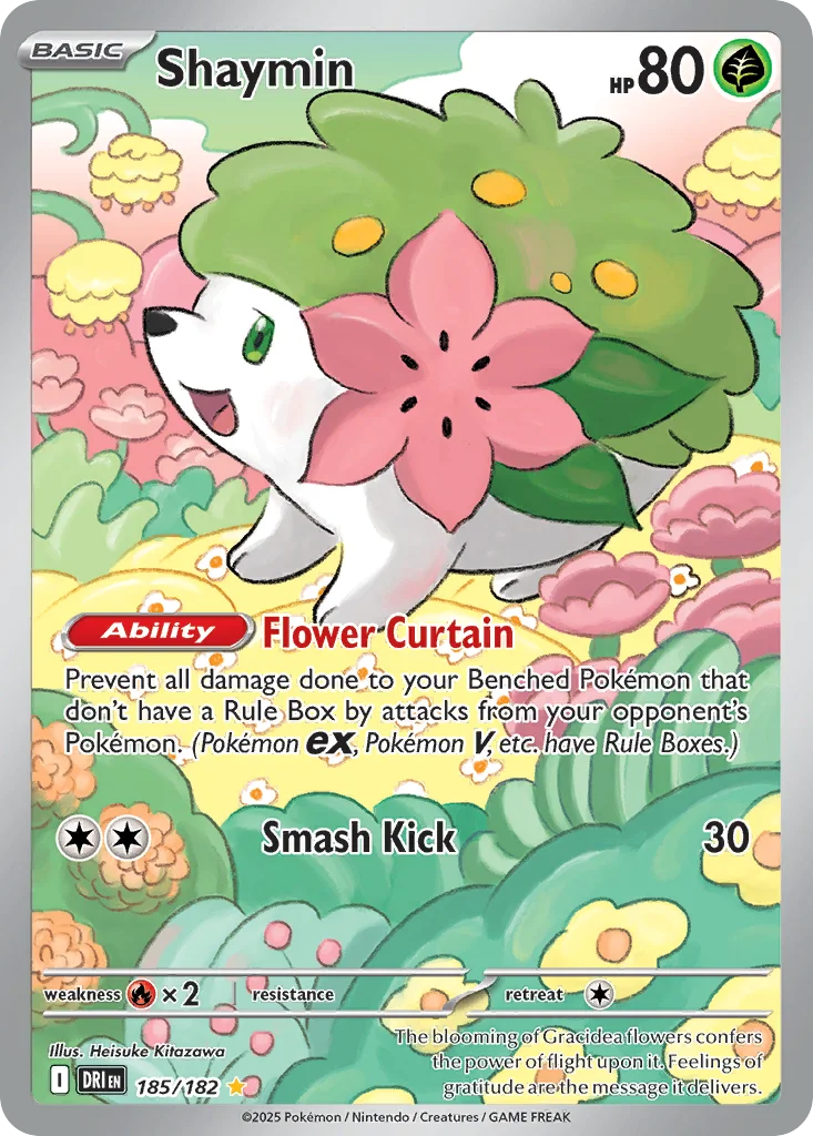 Shaymin Pokemon card