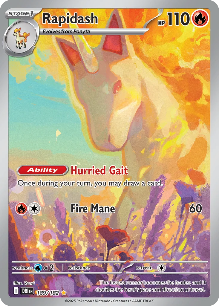 Rapidash Pokemon card