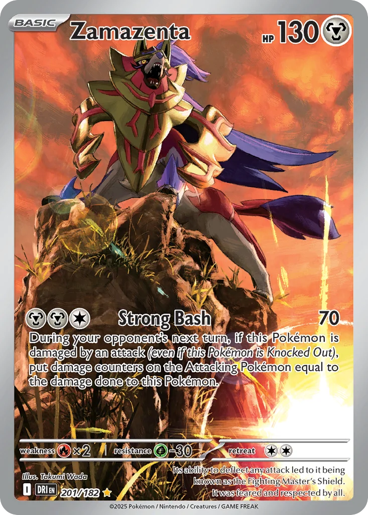 Zamazenta Pokemon card