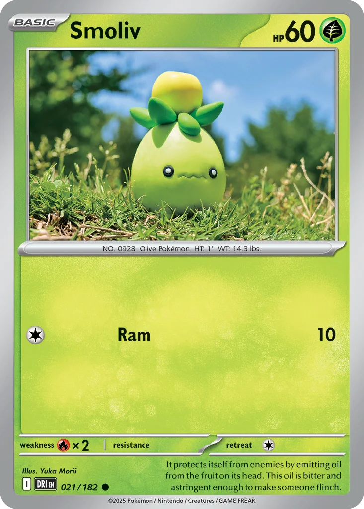 Smoliv Pokemon card