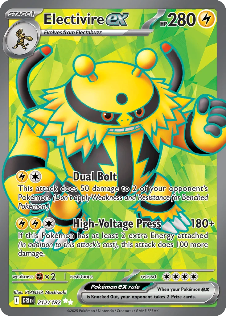 Electivire ex Pokemon card