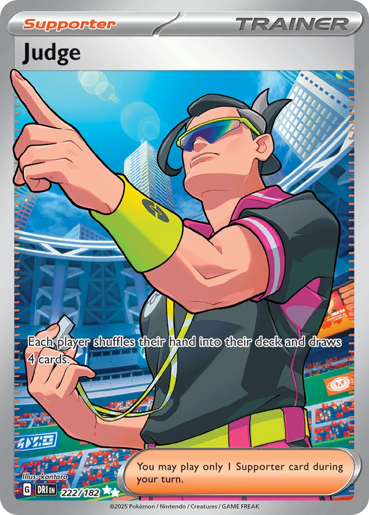 Judge Pokemon card