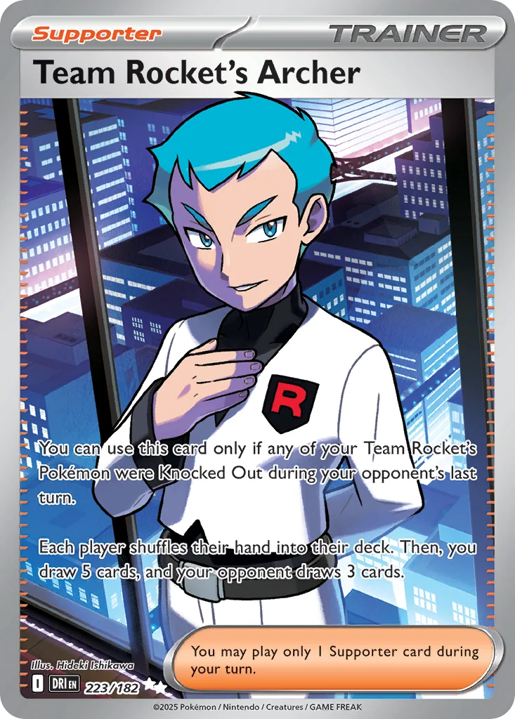 Team Rocket's Archer Pokemon card
