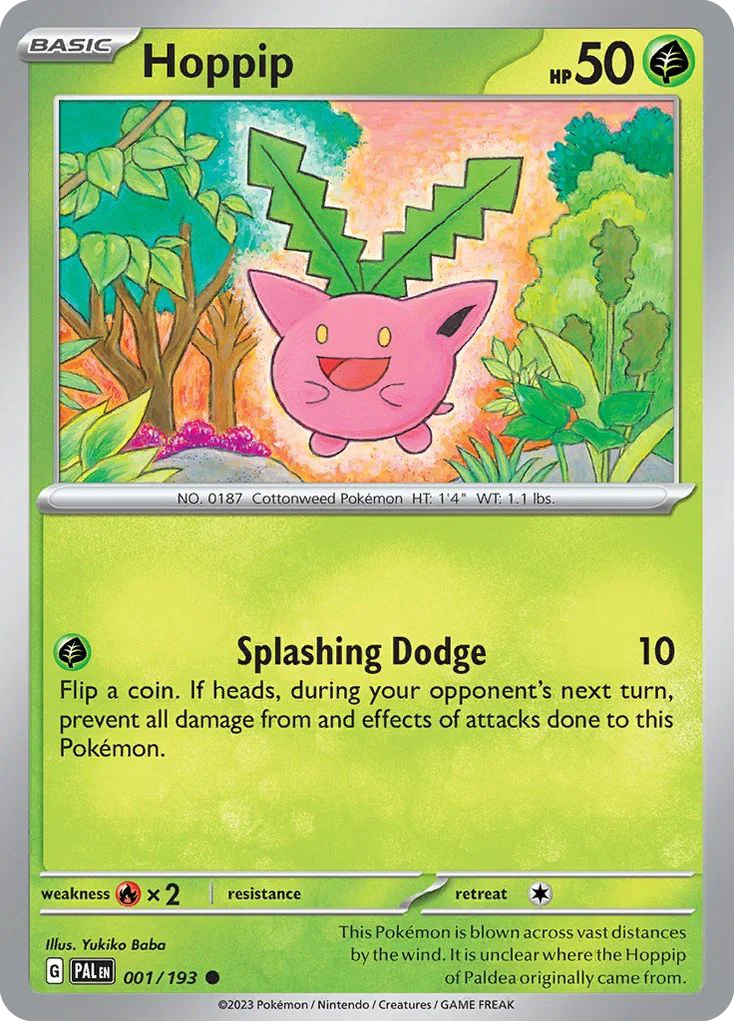 Hoppip Pokemon card