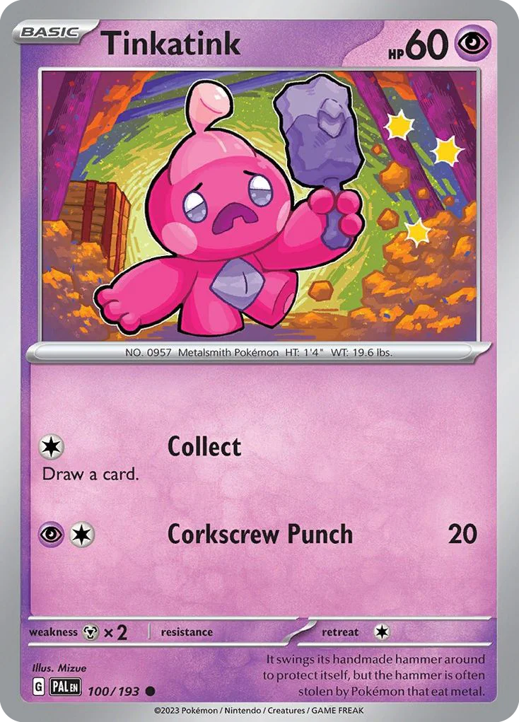 Tinkatink Pokemon card