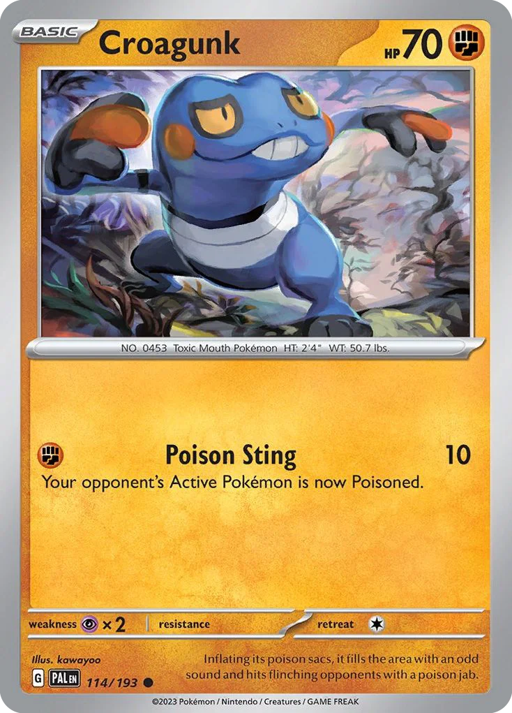 Croagunk Pokemon card