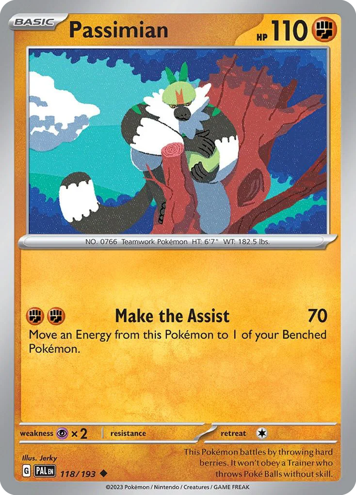 Passimian Pokemon card