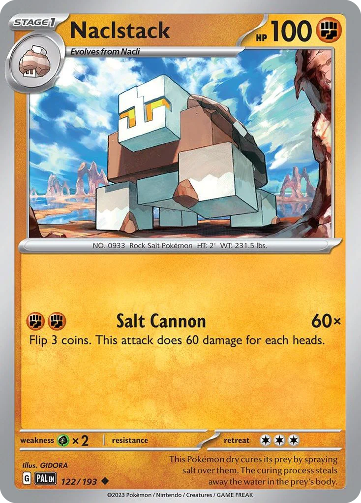 Naclstack Pokemon card