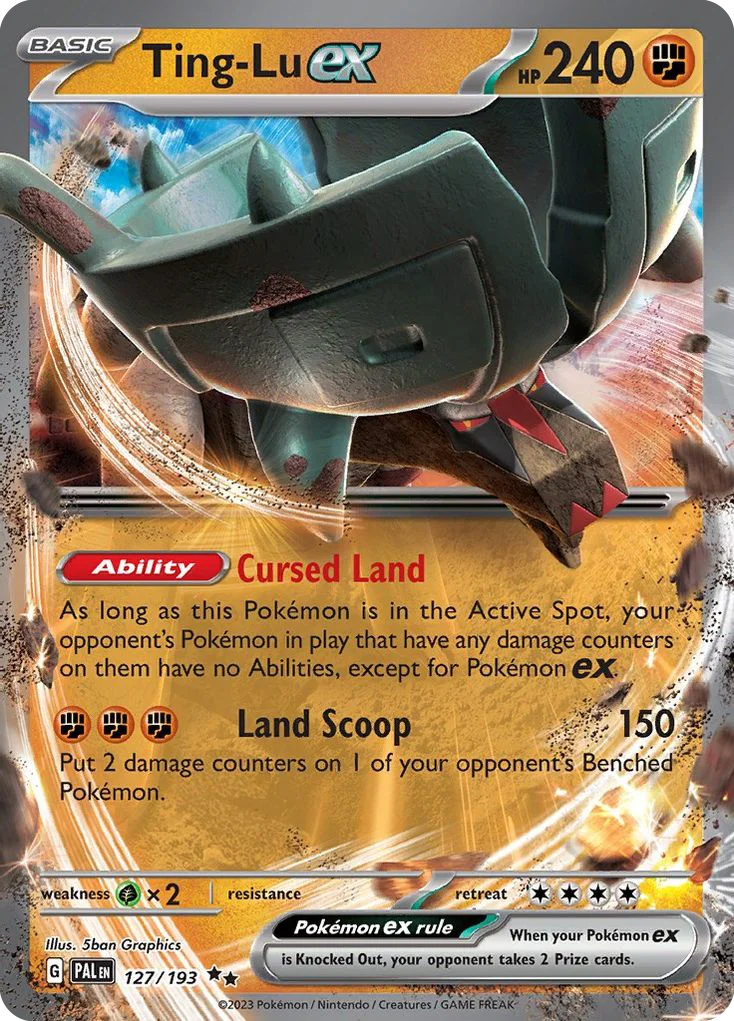 Ting-Lu ex Pokemon card