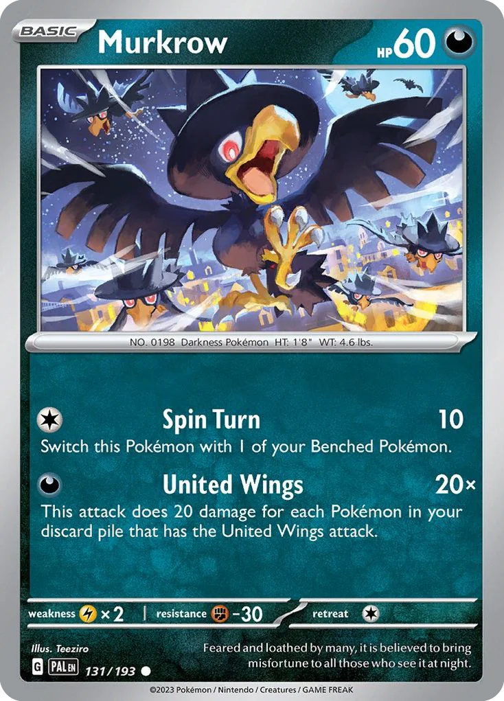 Murkrow Pokemon card