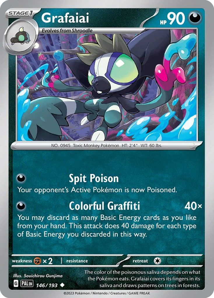 Grafaiai Pokemon card