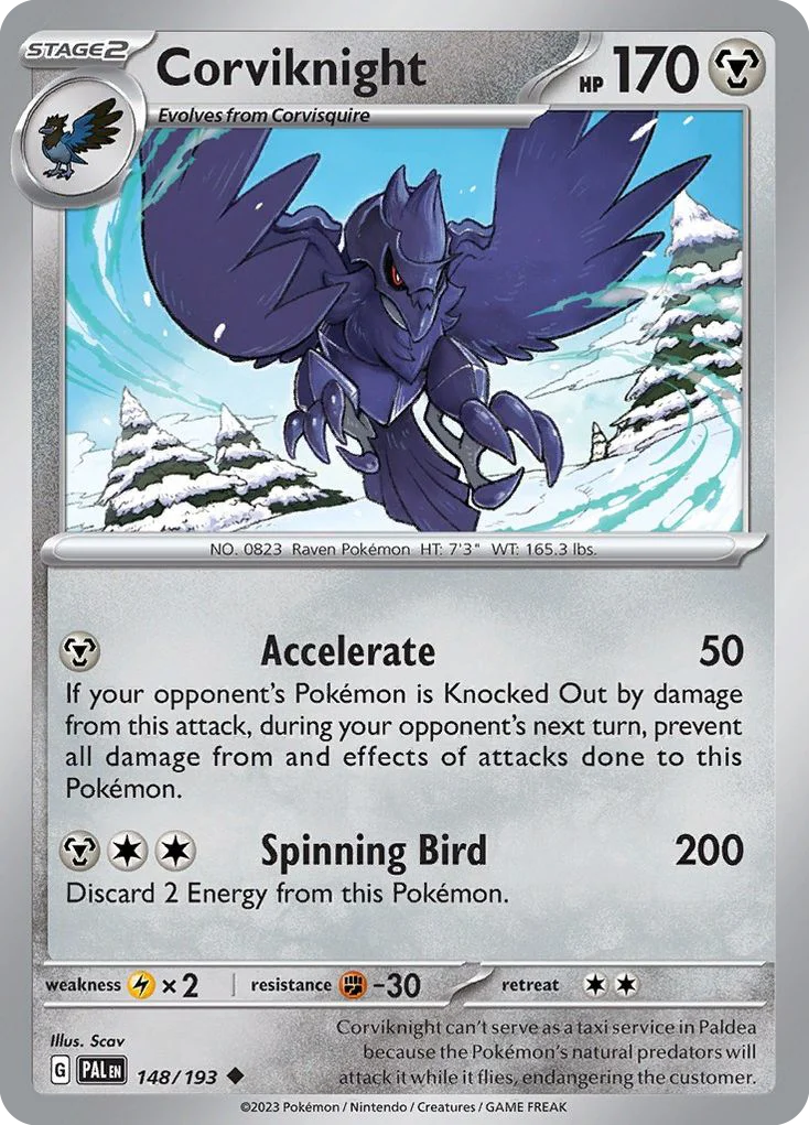 Corviknight Pokemon card
