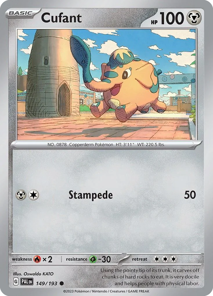 Cufant Pokemon card