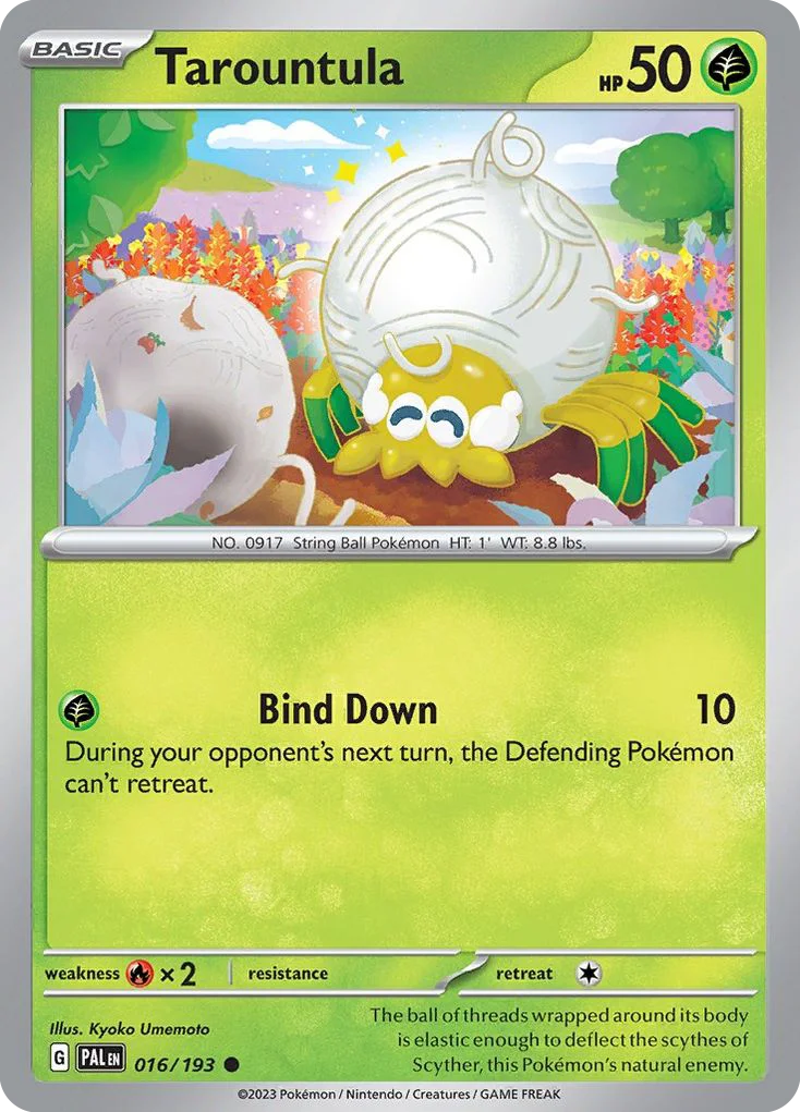 Tarountula Pokemon card