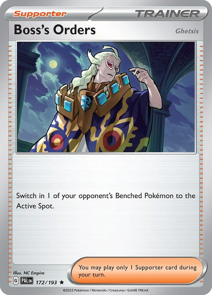 Boss's Orders (Ghetsis) Pokemon card
