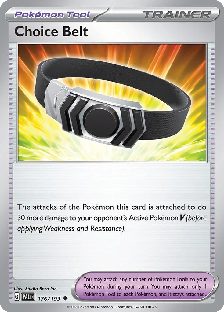 Choice Belt Pokemon card