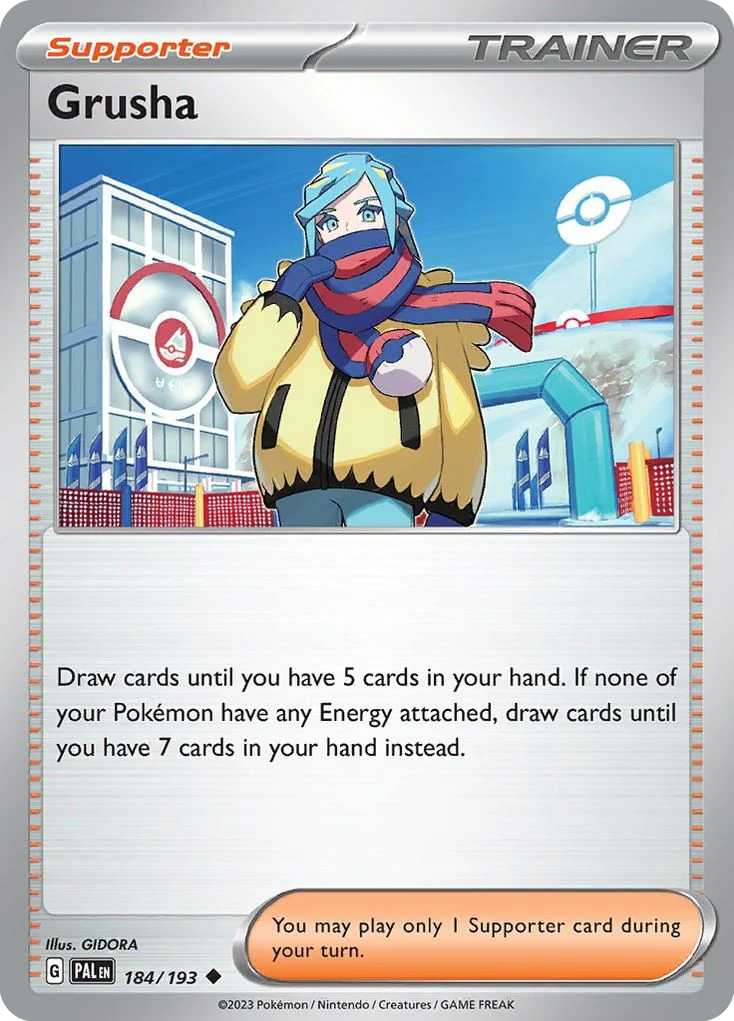 Grusha Pokemon card
