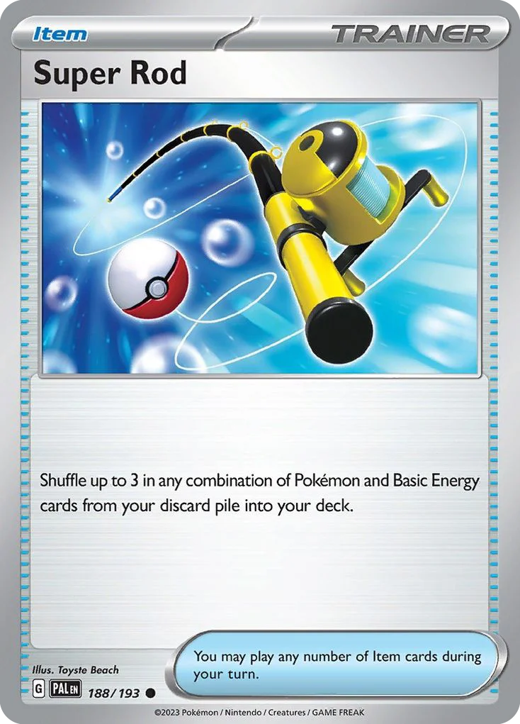 Super Rod Pokemon card