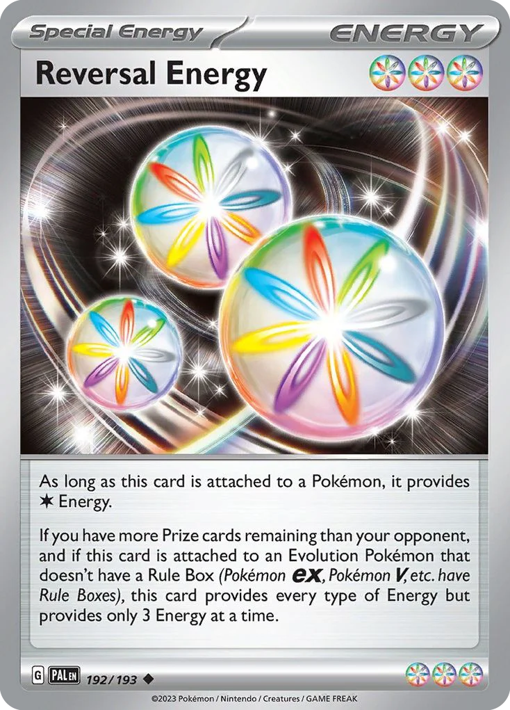 Reversal Energy Pokemon card