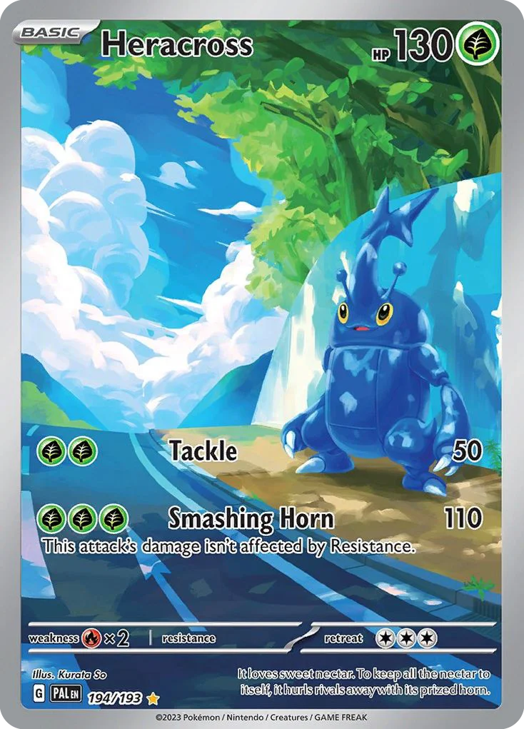 Heracross Pokemon card