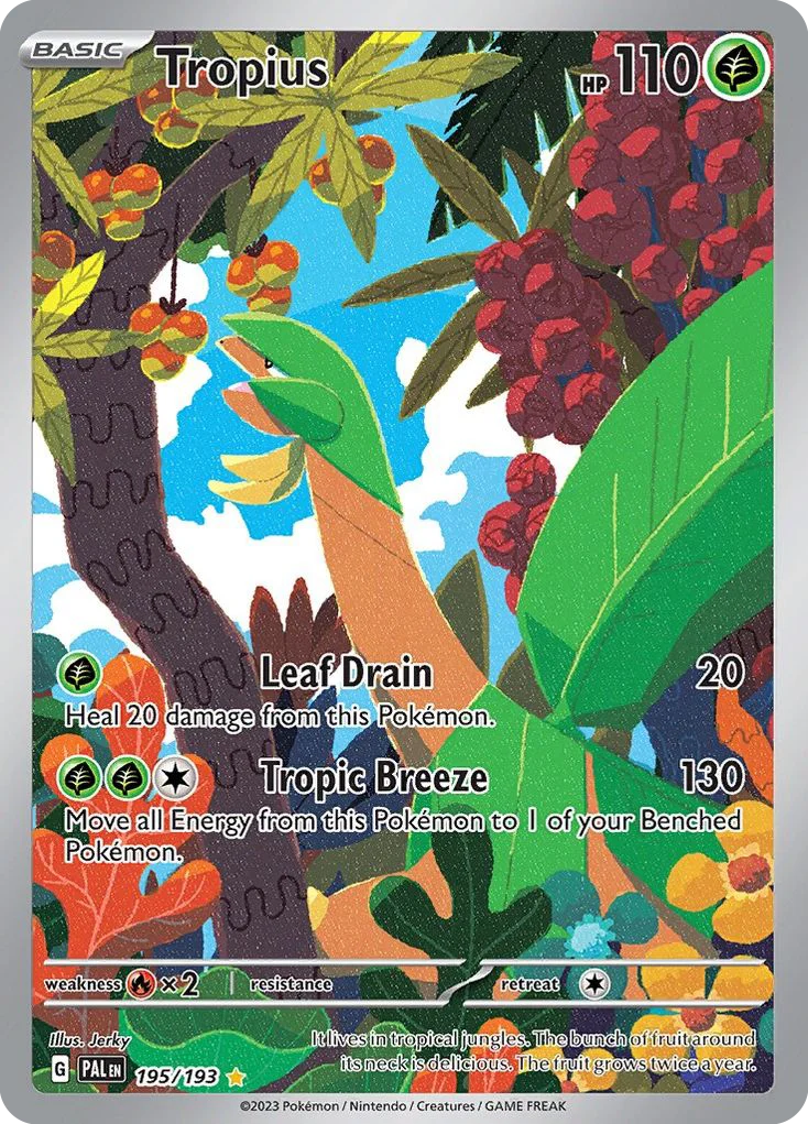 Tropius Pokemon card