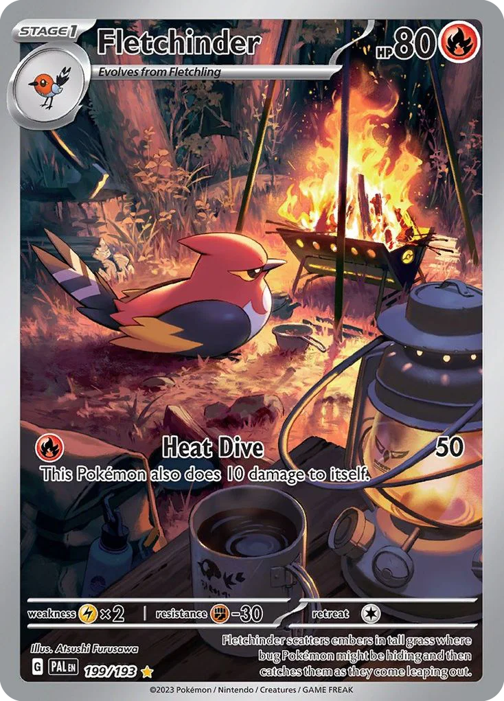 Fletchinder Pokemon card