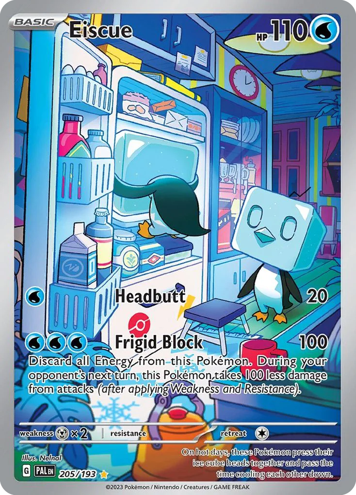 Eiscue Pokemon card