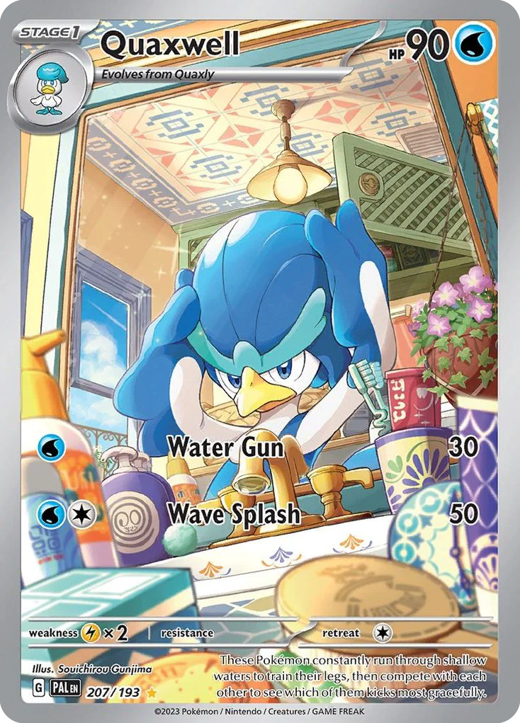 Quaxwell Pokemon card