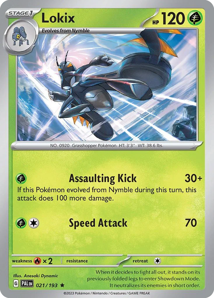 Lokix Pokemon card