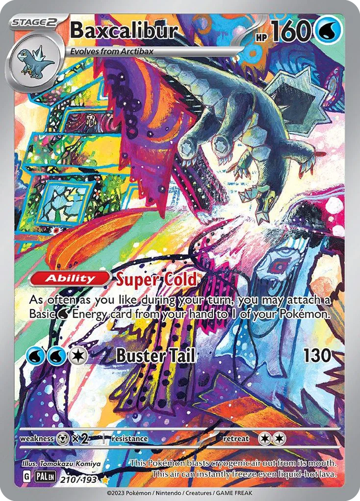 Baxcalibur Pokemon card
