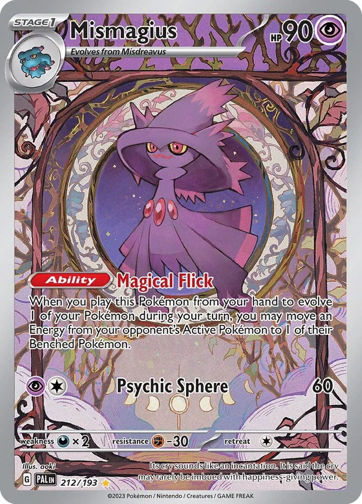 Mismagius Pokemon card
