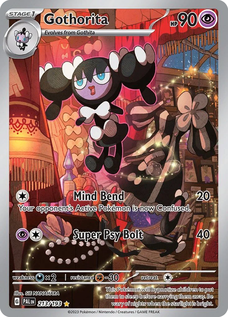 Gothorita Pokemon card