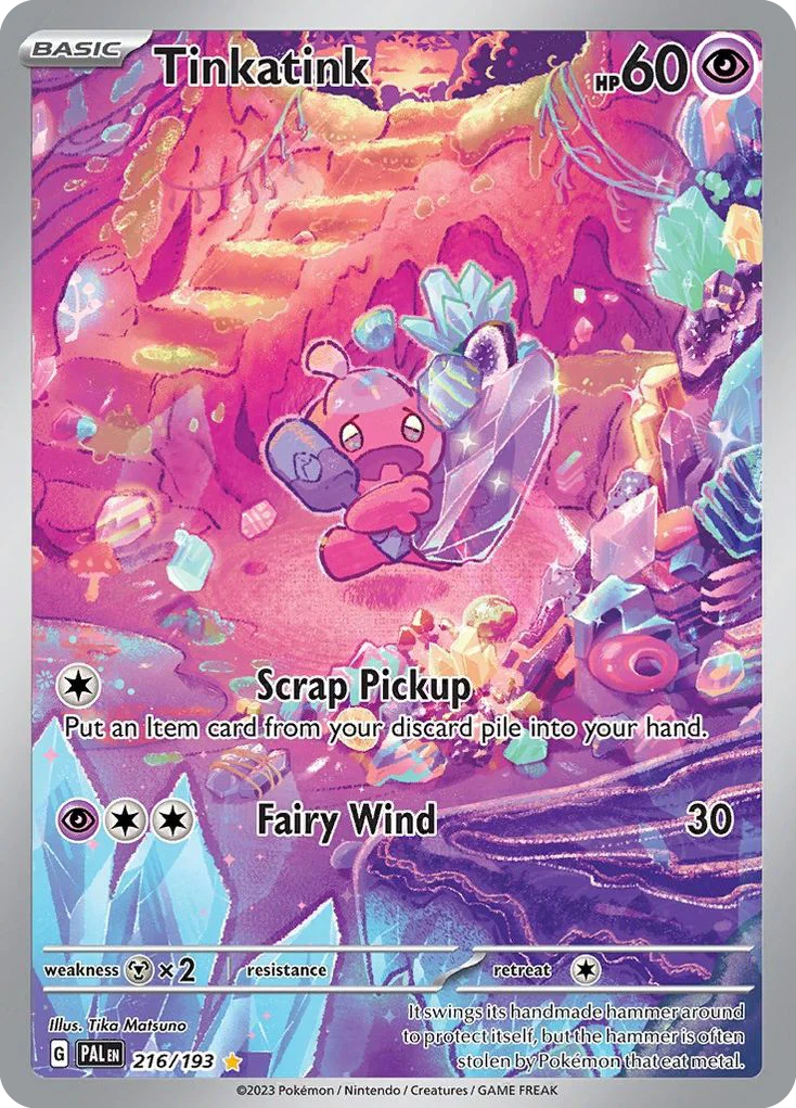 Tinkatink Pokemon card