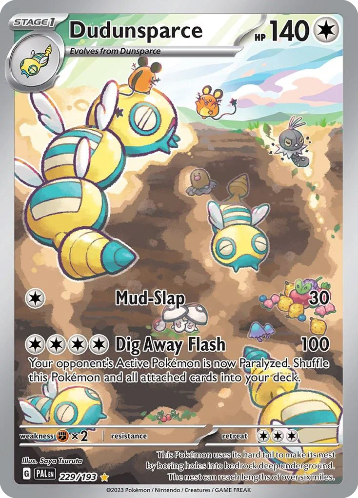 Dudunsparce Pokemon card