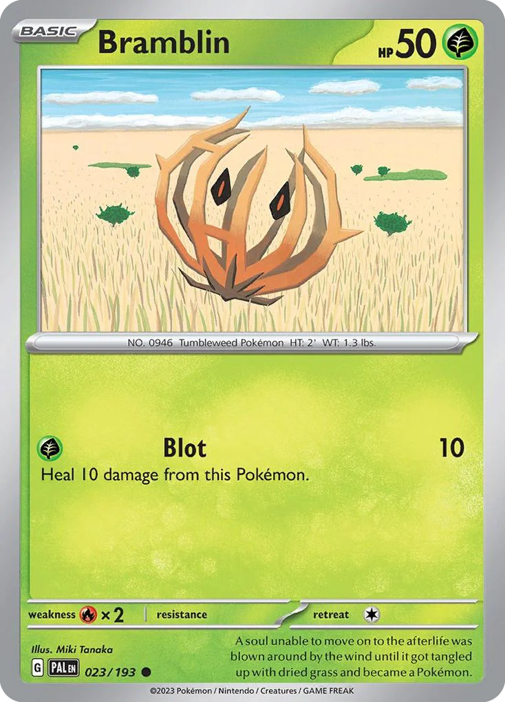 Bramblin Pokemon card