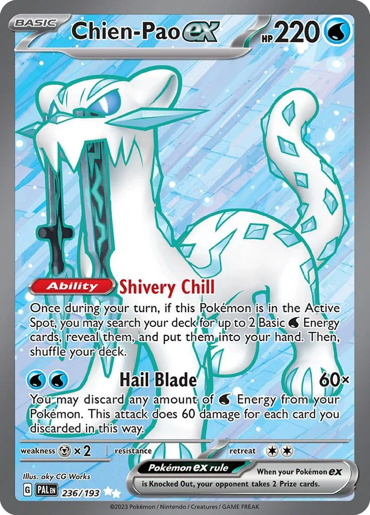 Chien-Pao ex Pokemon card