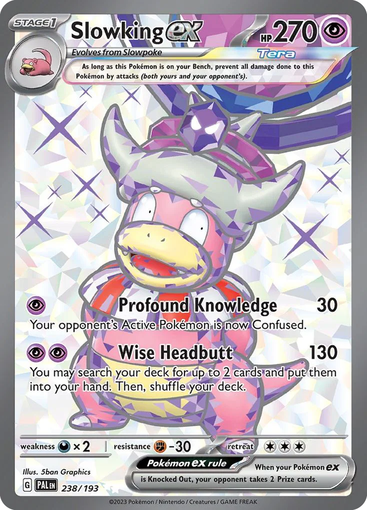Slowking ex Pokemon card