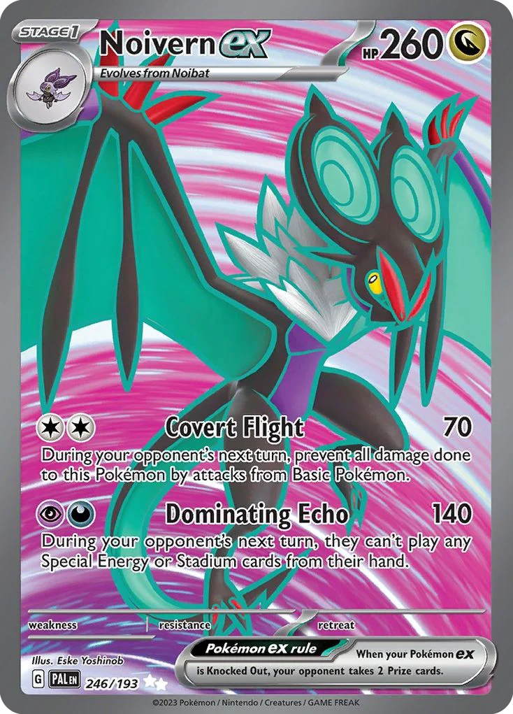 Noivern ex Pokemon card