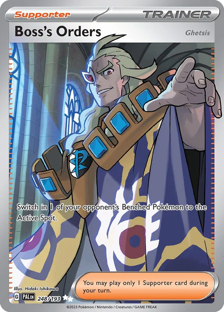 Boss's Orders (Ghetsis) Pokemon card