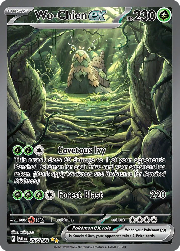 Wo-Chien ex Pokemon card