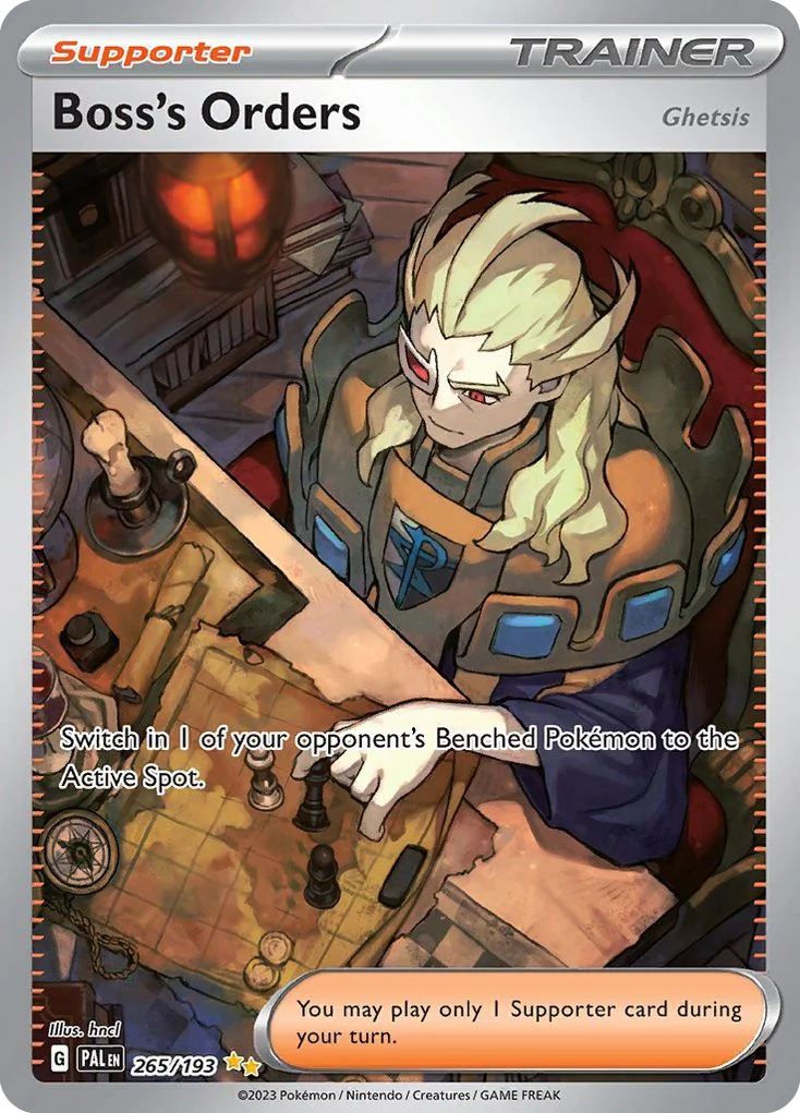 Boss's Orders (Ghetsis) Pokemon card