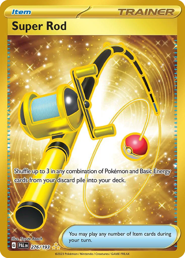 Super Rod Pokemon card