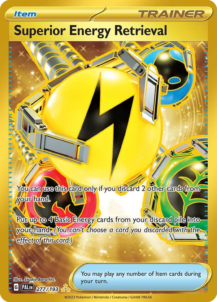 Superior Energy Retrieval Pokemon card